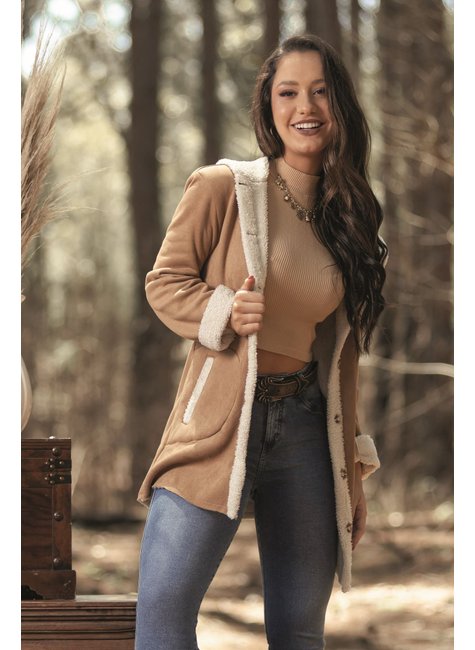 Casaco de Suede Geração Moderna