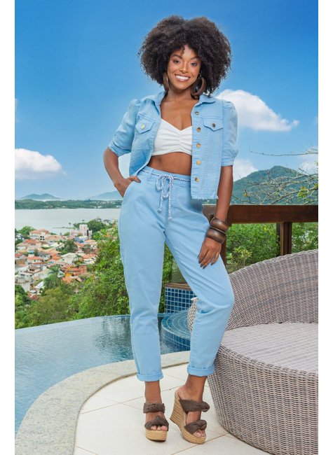 Jeans Feminino Jaqueta Jeans Com A Manga De Moletom Roupas