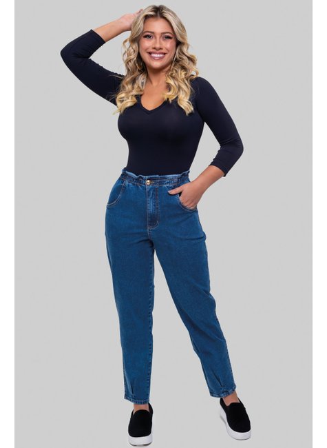 01 calca baggy com elastico no cos