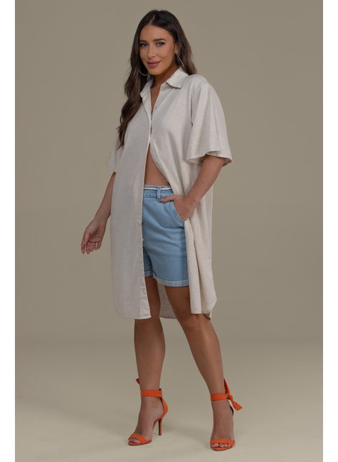 vestido chemise de linho linho cru geracao moderna 7270 1