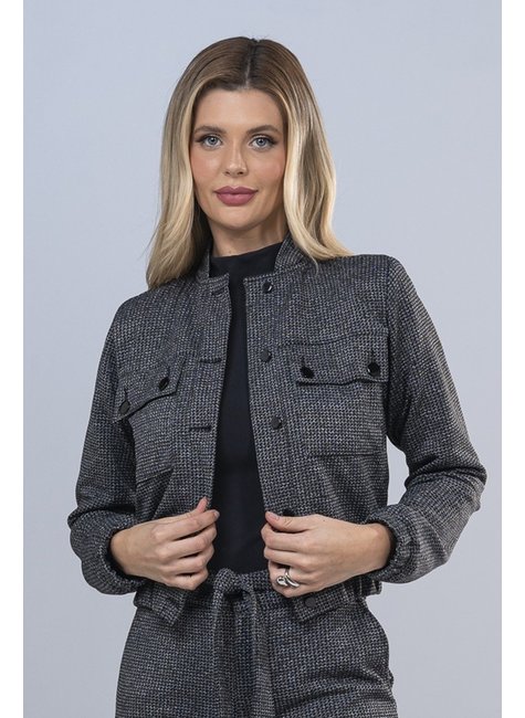 jaqueta bomber pied de poule cinza geracao moderna 7311 1